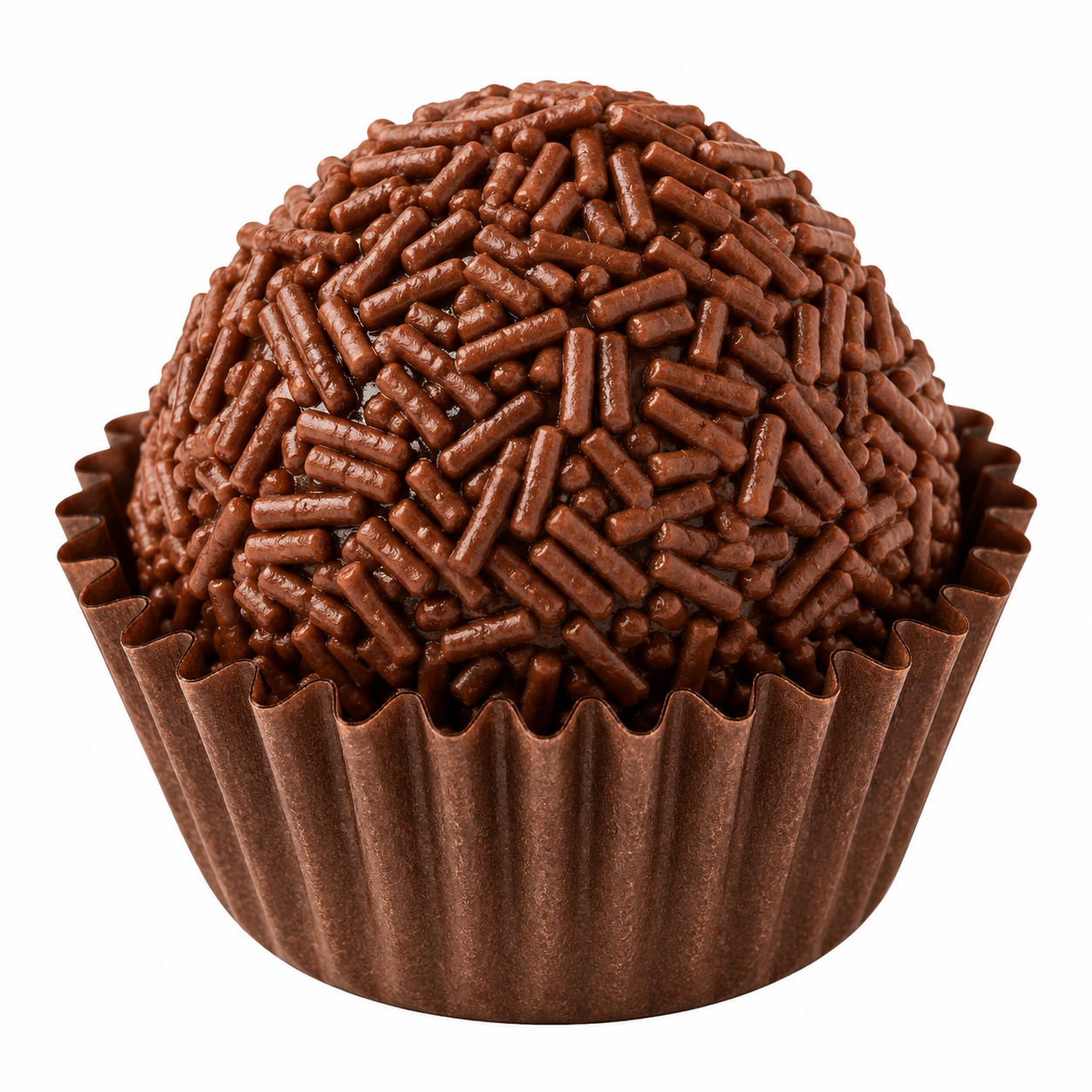 Brigadeiro Tradicional artesanal com granulado macio de chocolate