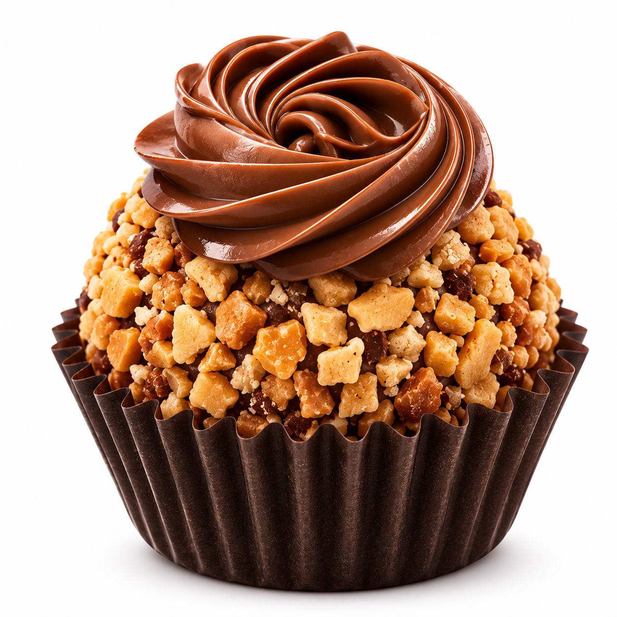 Brigadeiro Ferrero com chocolate belga, amendoim e Nutella